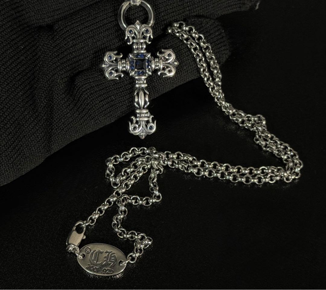 ネックレス シルバー タイニーフィリグリークロス silver925刻印入り