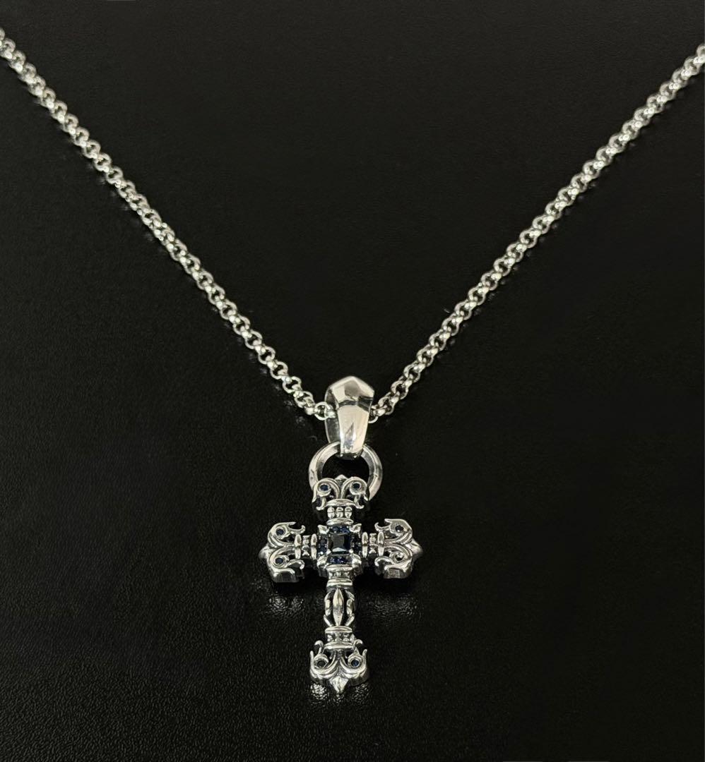 ネックレス シルバー タイニーフィリグリークロス silver925刻印入り