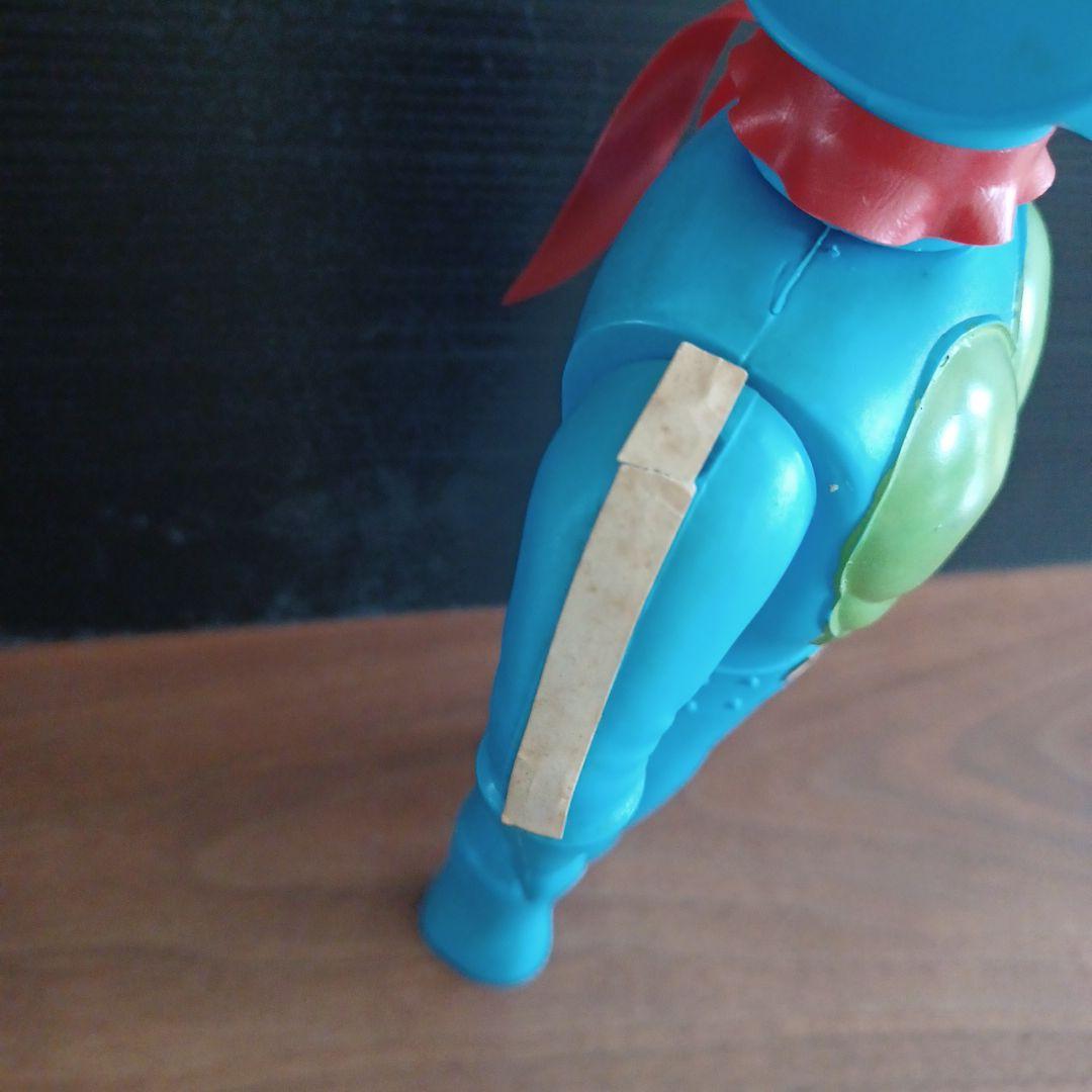 当時物サンスター製「おもちゃシャンプー仮面ライダー」希少ソフビ容器フィギア