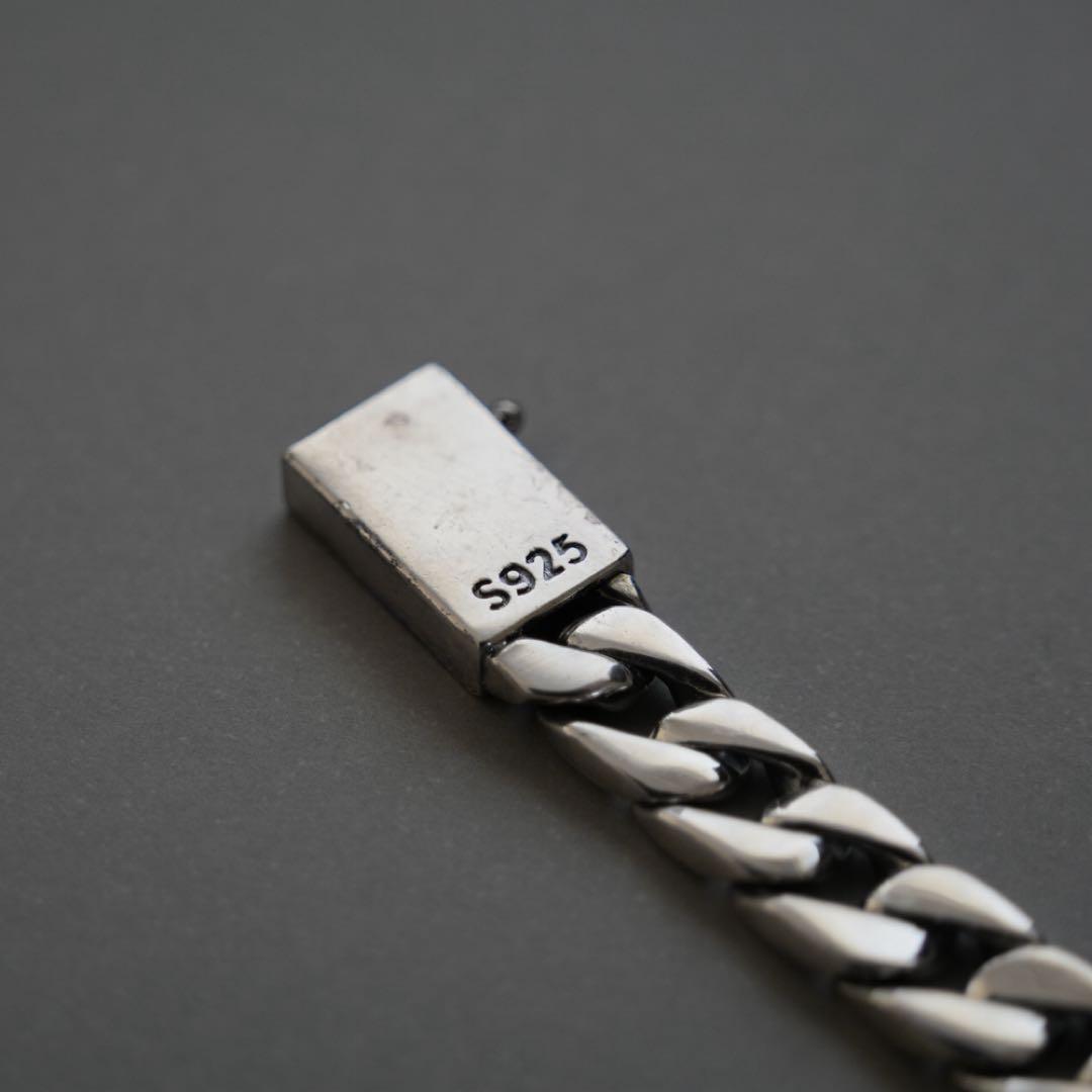 鑑定書付 50cm 重厚 シルバー 喜平チェーンネックレス シルバー925