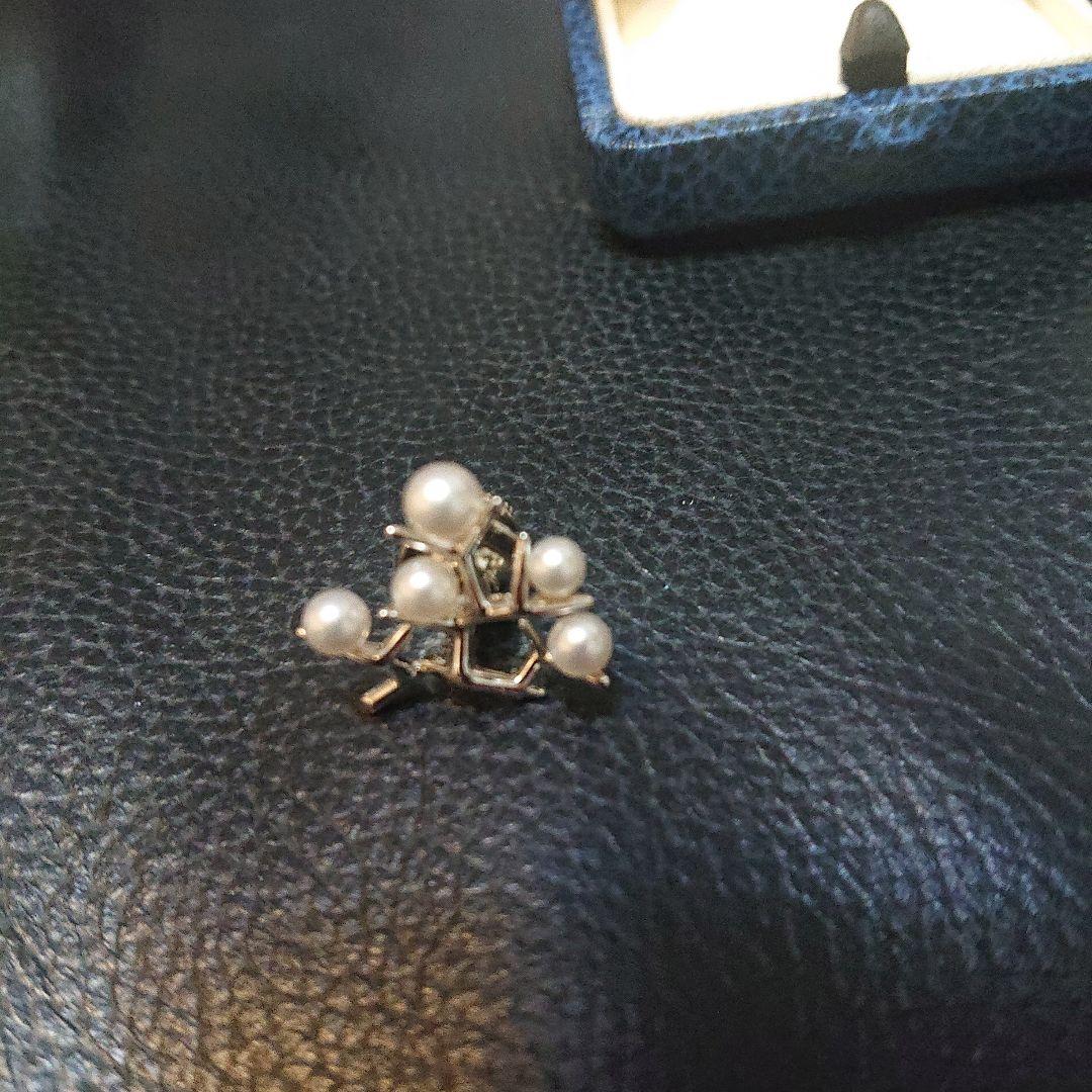 カール MIKIMOTO 幸福の木 シルバー ピンブローチ