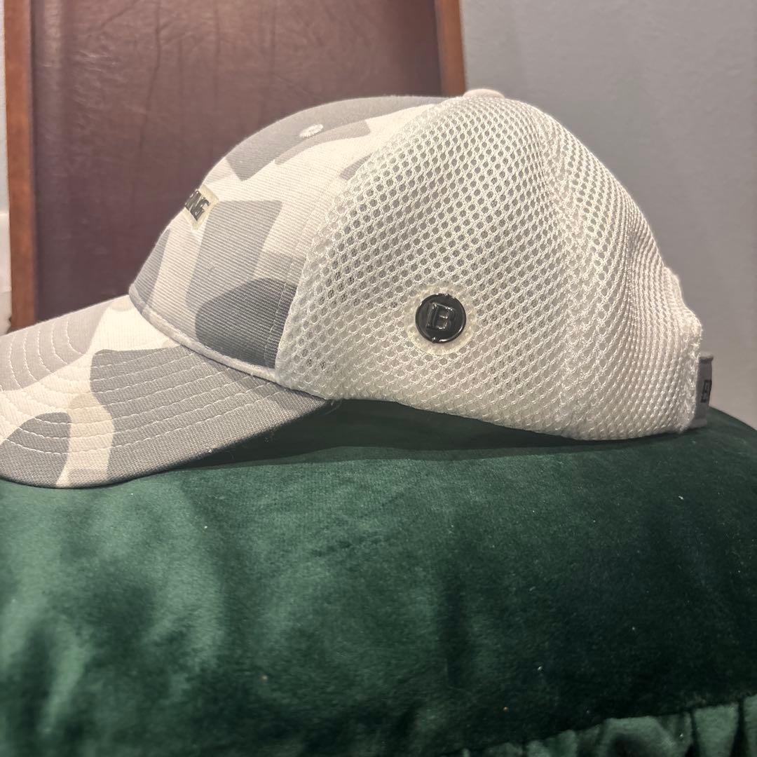 ブリーフィング　試着のみ　ゴルフキャップ　迷彩　グレー✖️ホワイト