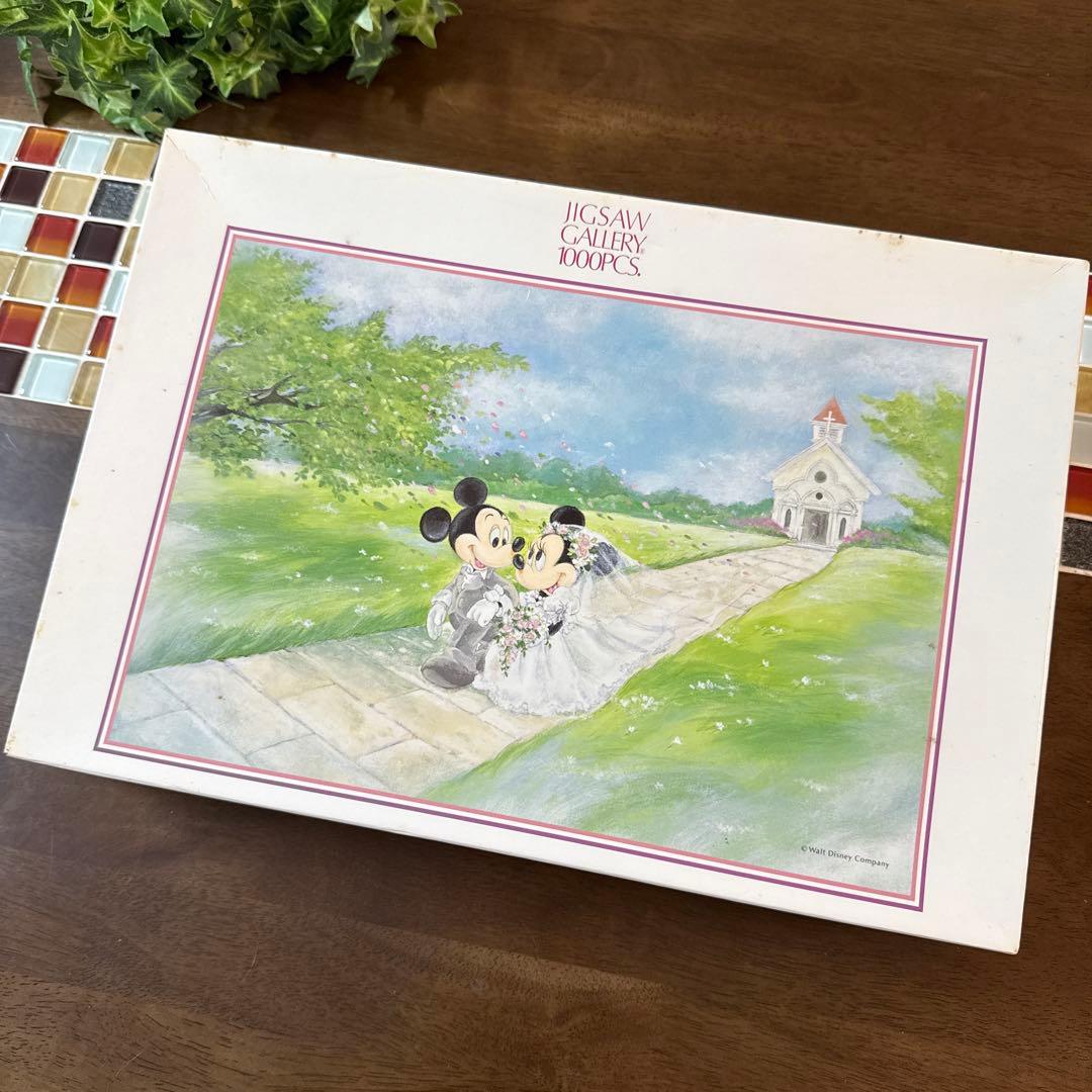 【未使用】ミッキー＆ミニー　そよ風のウェディング　ジグソーパズル　1000ピース