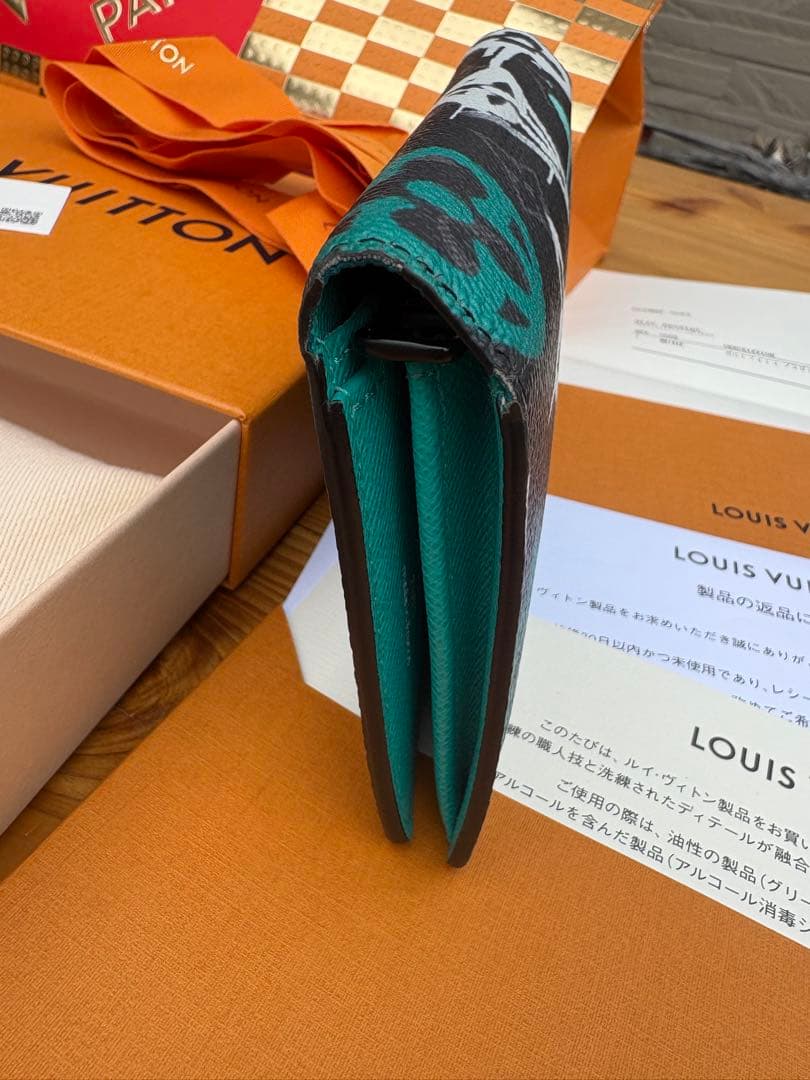 ルイ・ヴィトン ポルトフォイユ・ブラザ　長財布　中古