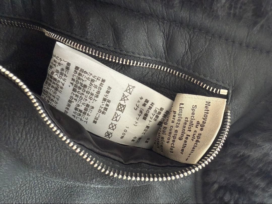 定価213万円 HERMES エルメス　表革　ロングムートンコート