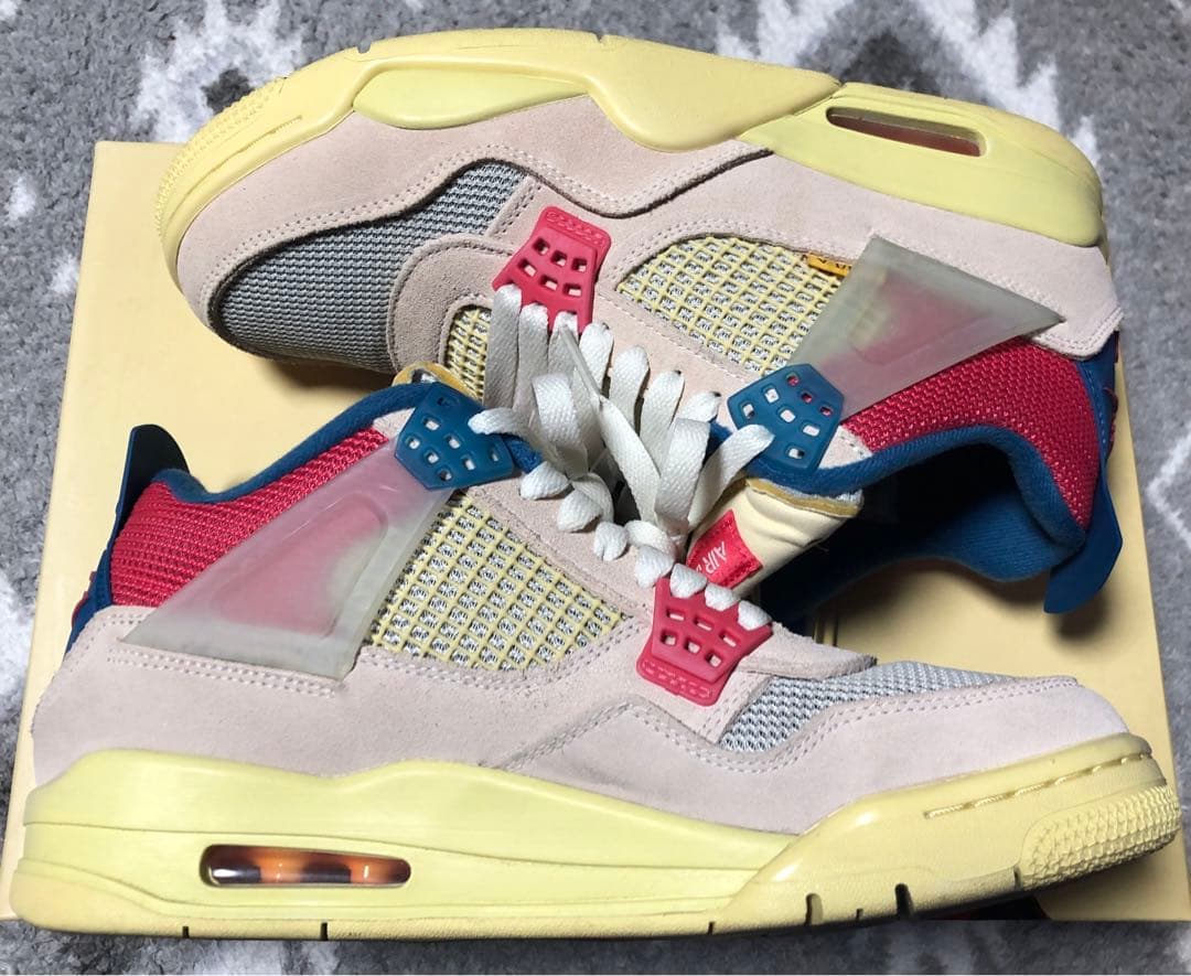 26㎝　Jordan 4 × Union LA Guava Ice 美品