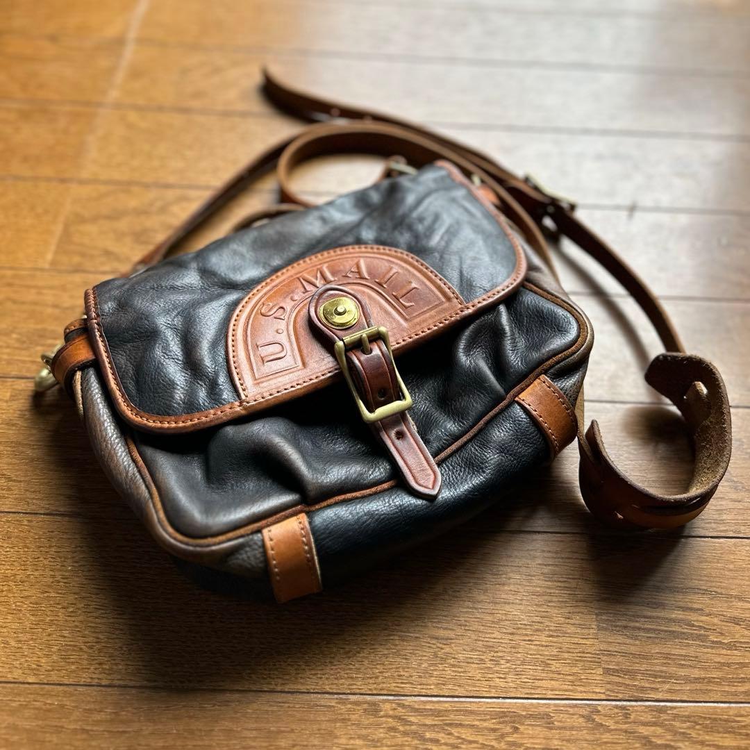 U.S.MAIL ポストマンバッグ ショルダーバッグ 本革 レザー