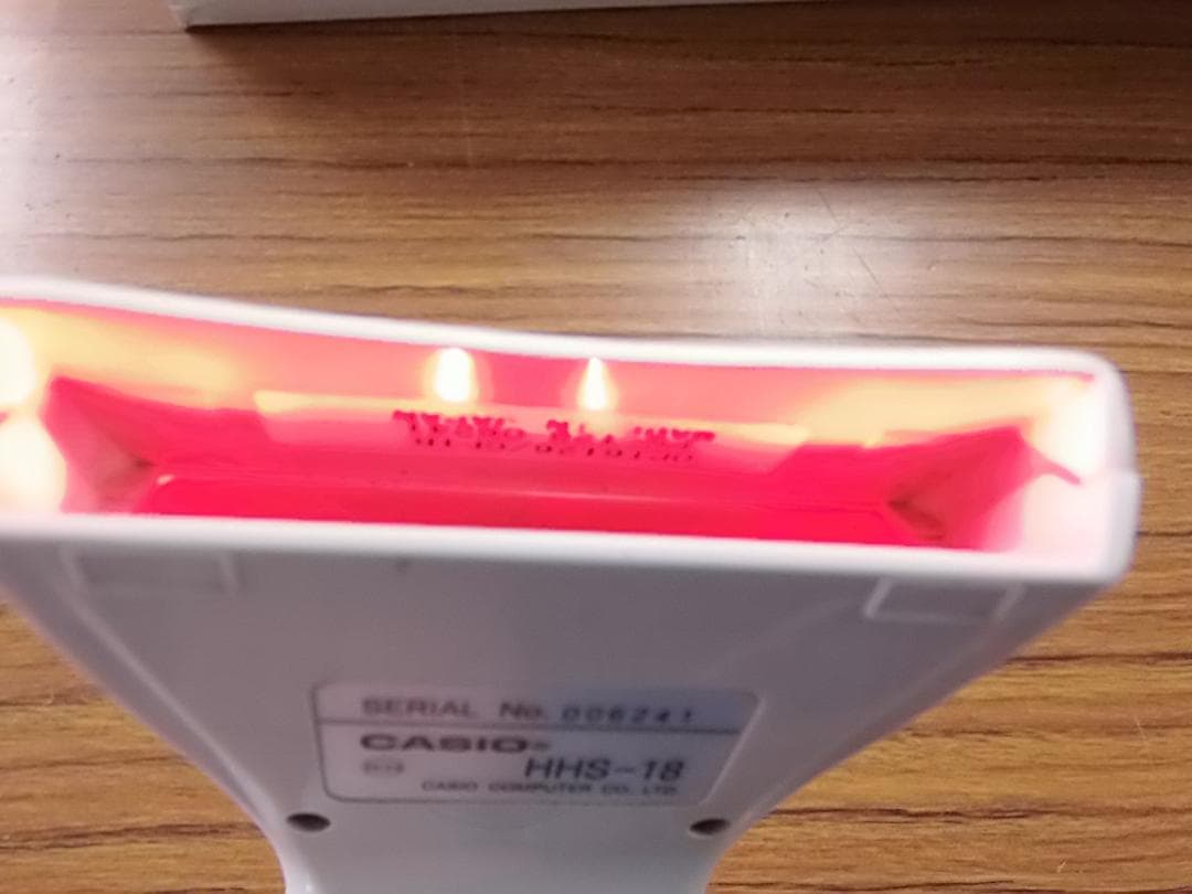 990CASIO　カシオ　レジスター ハンド　スキャナー　HHS-18　中古品