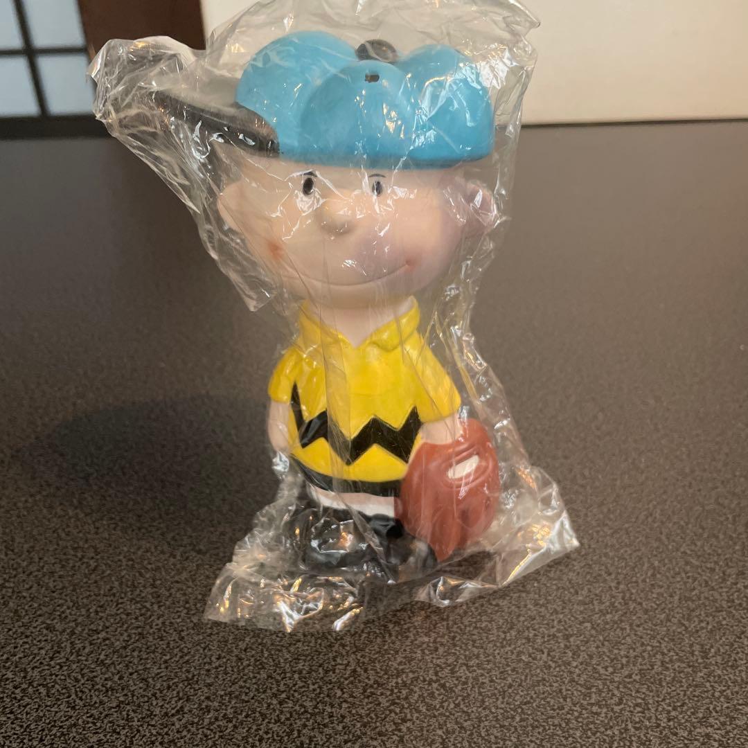 スヌーピー 貯金箱 ソフビ