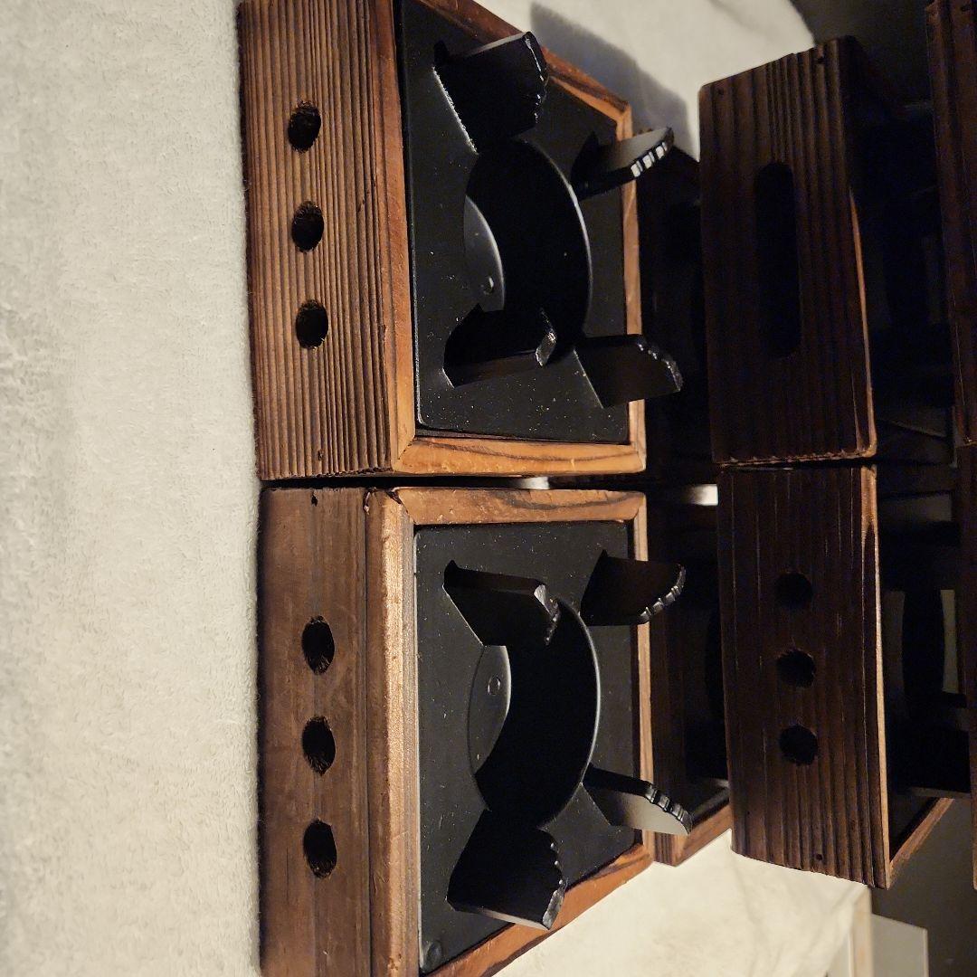 業務用固形燃料用　木枠付きミニコンロ　一人用　１０セット