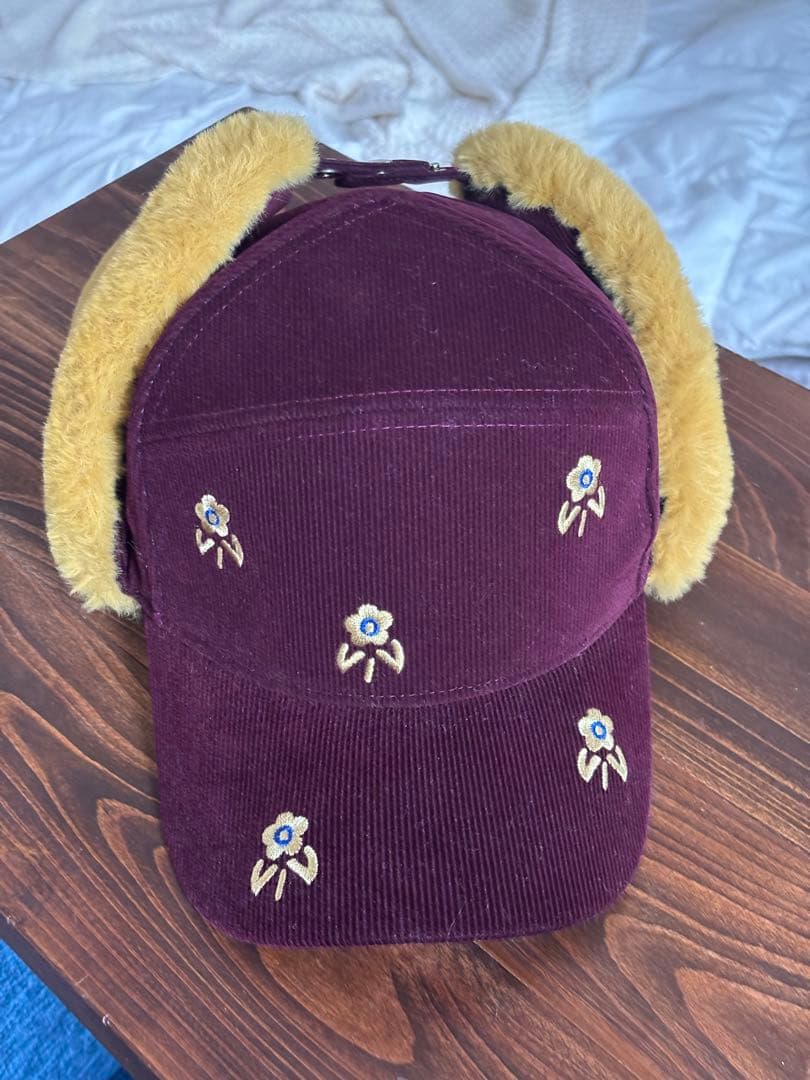 月末まで！Vivienne Westwood/コーデュロイ フライトキャップ