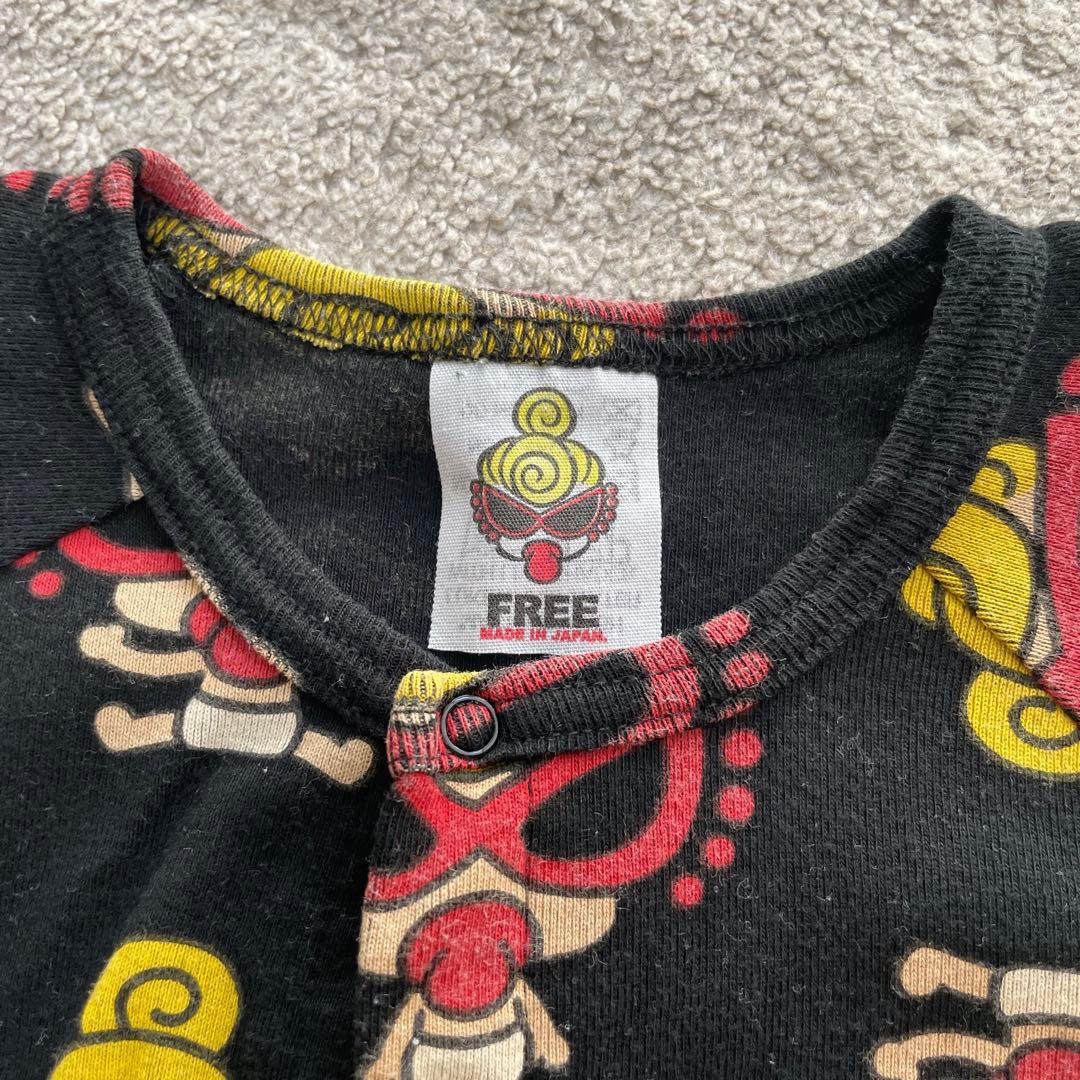 ヒステリックミニ　柄ロンパース