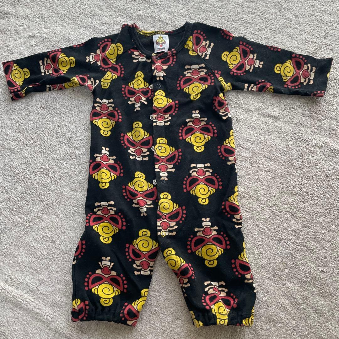 ヒステリックミニ　柄ロンパース