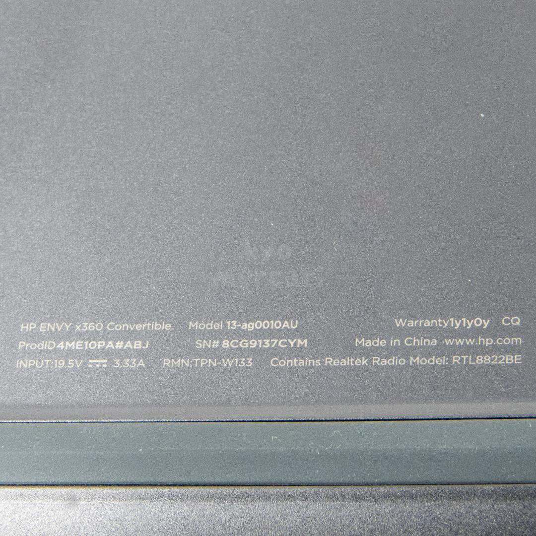 HP ENVY x360 13-ag0010AU Ryzen5搭載 2in1PC