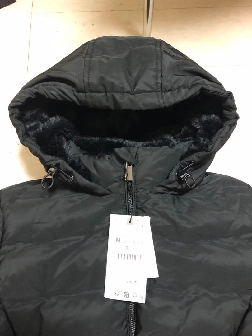 ZARA ウエストベルト付き　中綿ジャケット