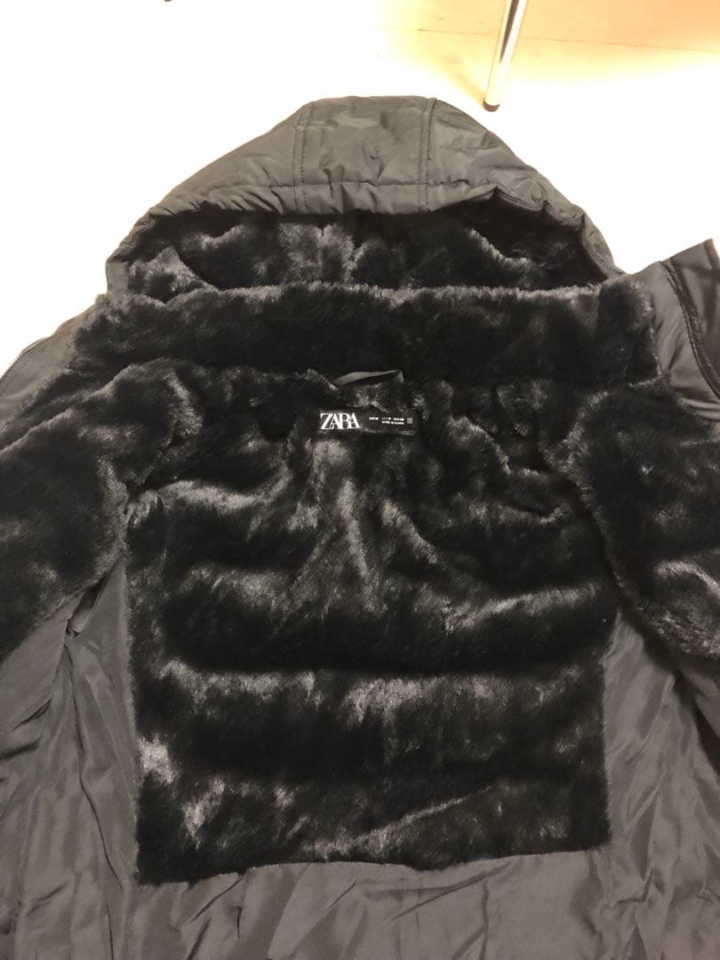 ZARA ウエストベルト付き　中綿ジャケット