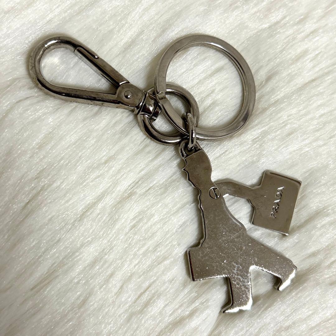 PRADA プラダ メンズ キーホルダー キーリング ドアマン