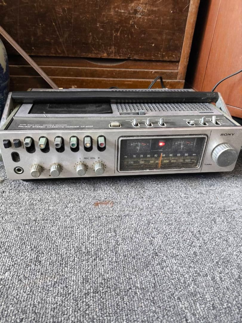 激レア 一部動作確認済 CF-2700 SONY ステレオカセットレコーダー