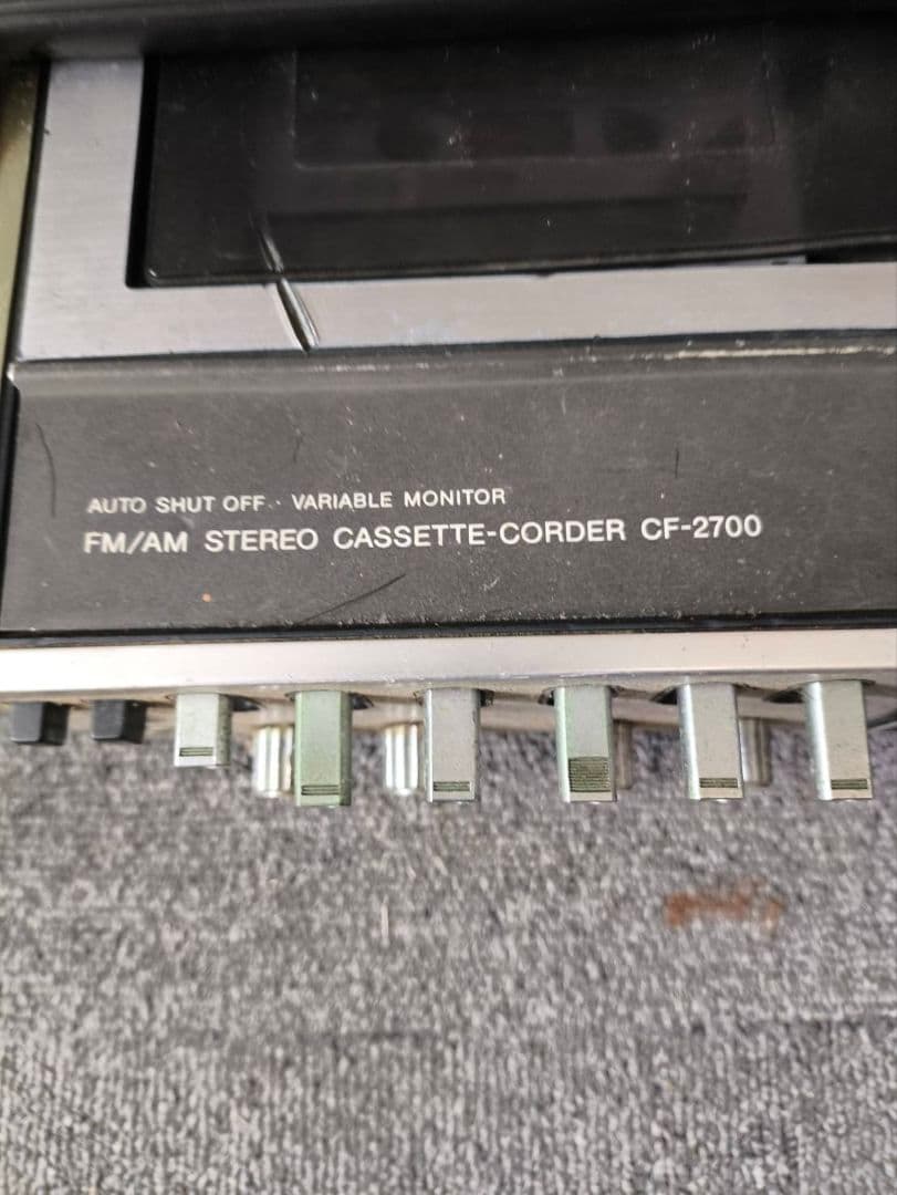 激レア 一部動作確認済 CF-2700 SONY ステレオカセットレコーダー