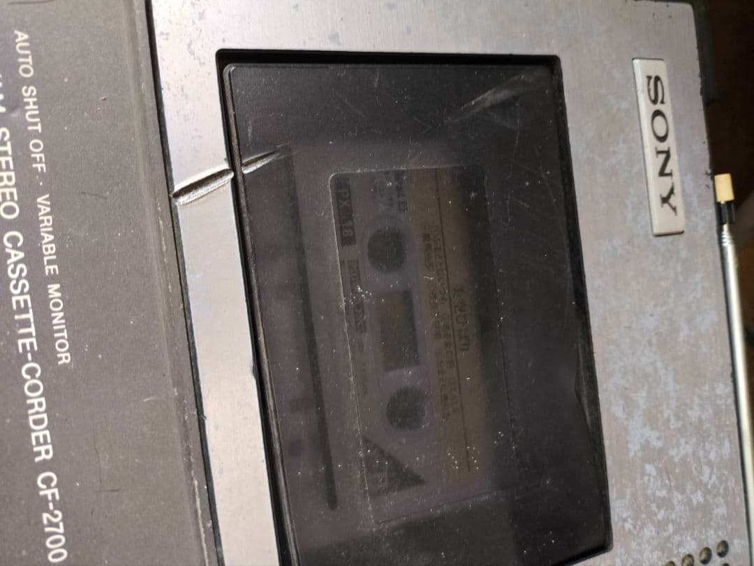 激レア 一部動作確認済 CF-2700 SONY ステレオカセットレコーダー