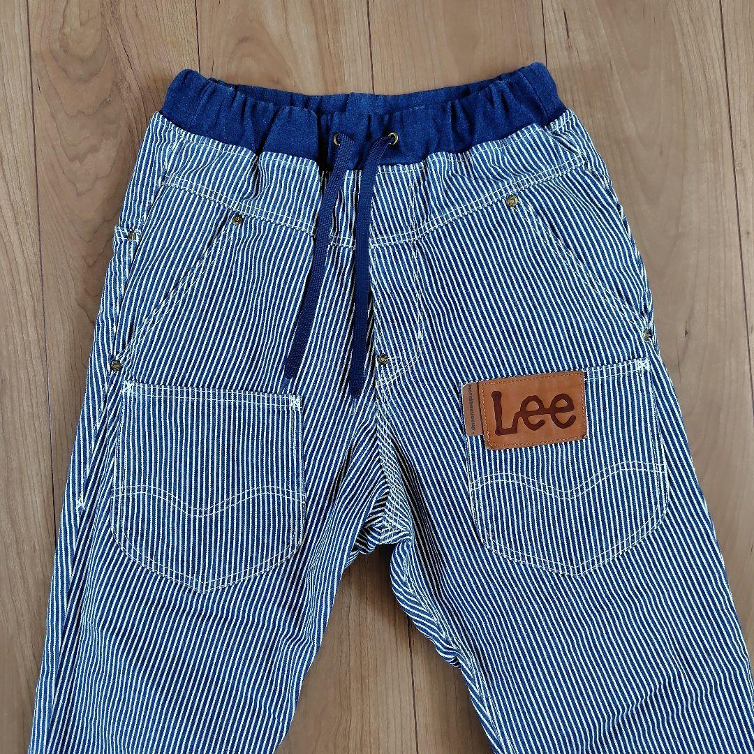 メルシーボークー Leeコラボ ヒッコリーデニムパンツ