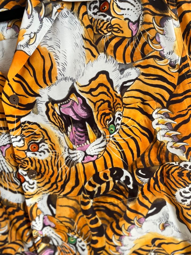 ワコマリア　アロハシャツ　TIM LEHI Lサイズ