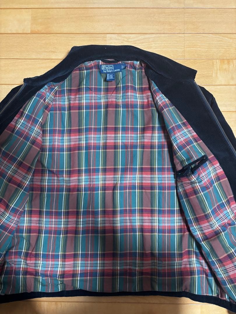 90's Ralph Lauren ブラック コーデュロイ　スイングトップ