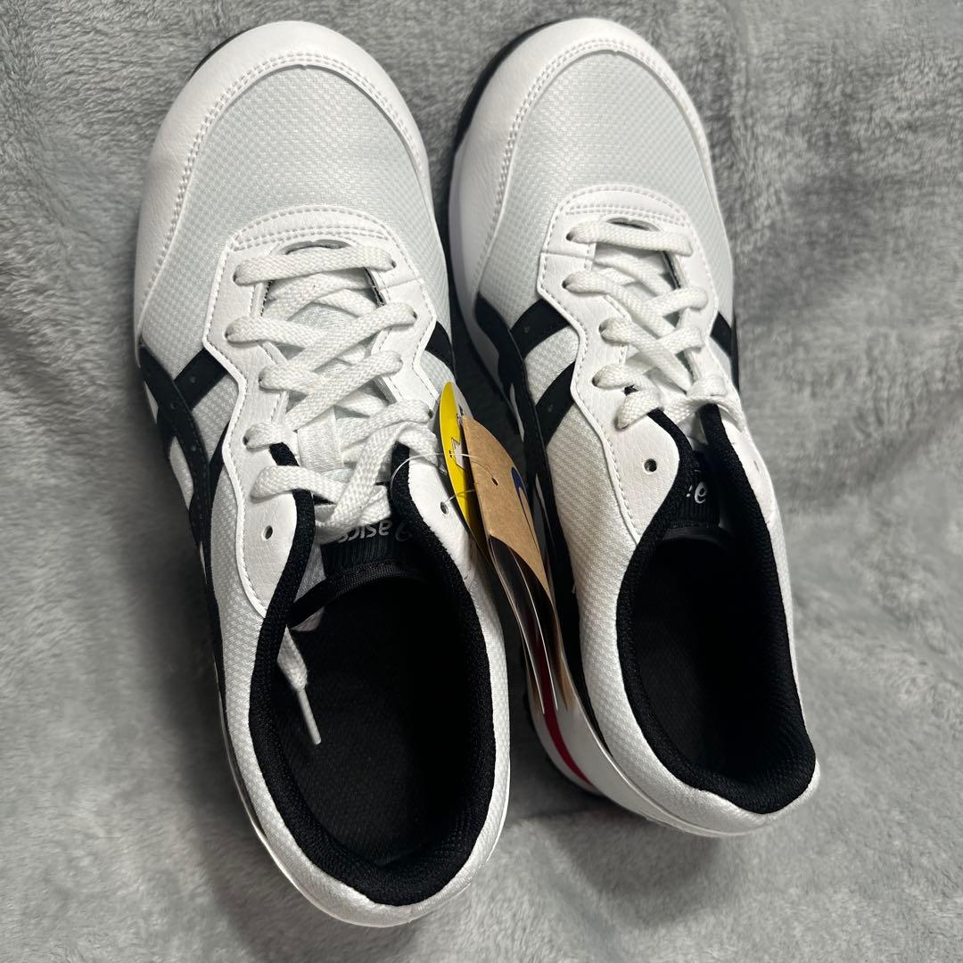 ASICS 安全靴ホワイト/ブラック/レッド