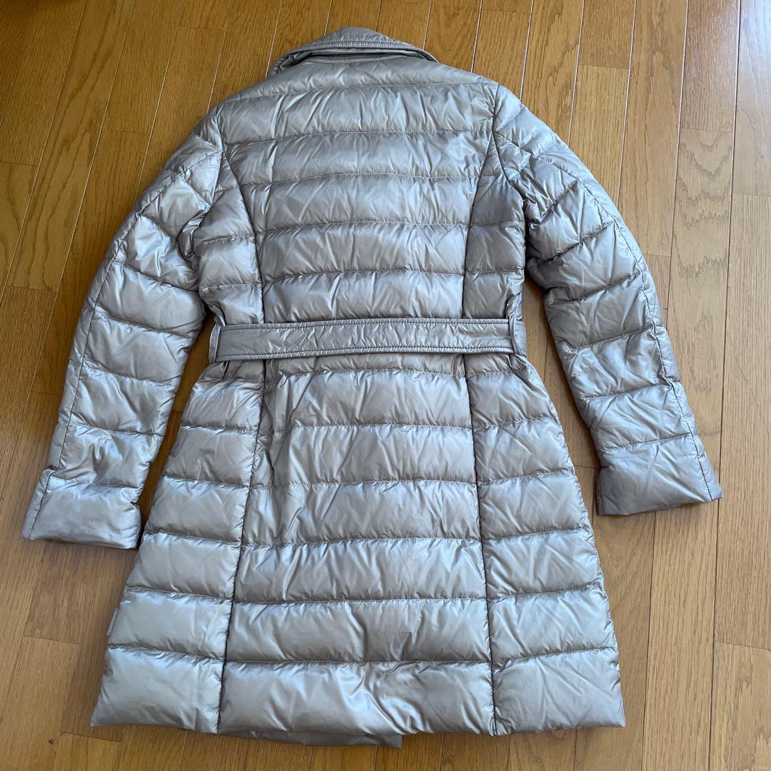 MONCLER ベージュ ダウンコート ベルト付き