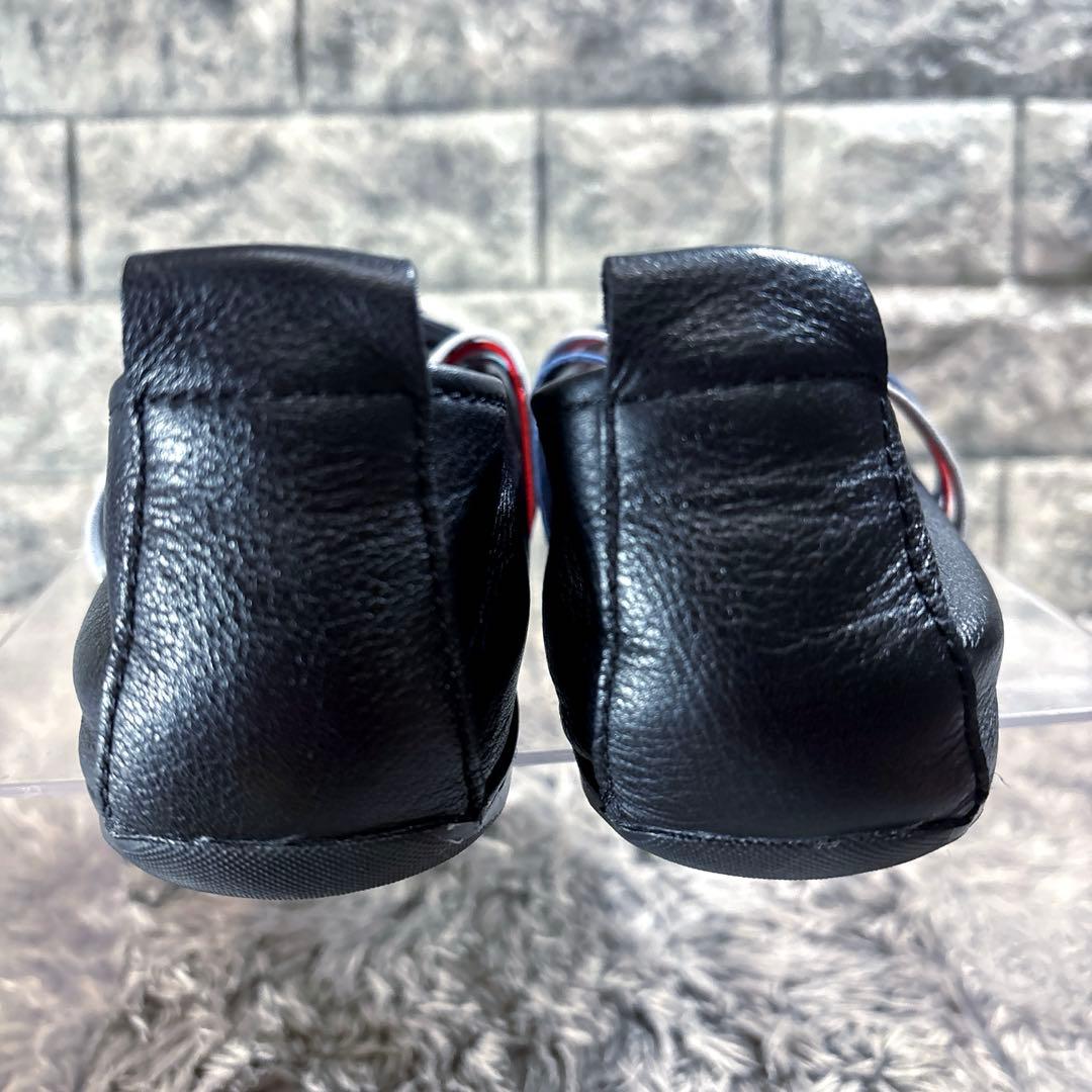 CAMPER カンペール TWINS レザー フラットシューズ 38 黒