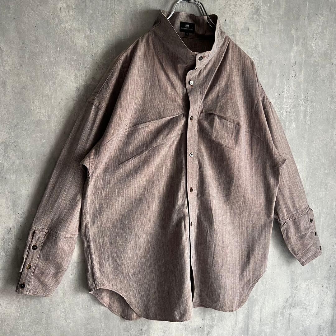 im ISSEY MIYAKE　80s　イッセイミヤケ　変形襟　デザインシャツ