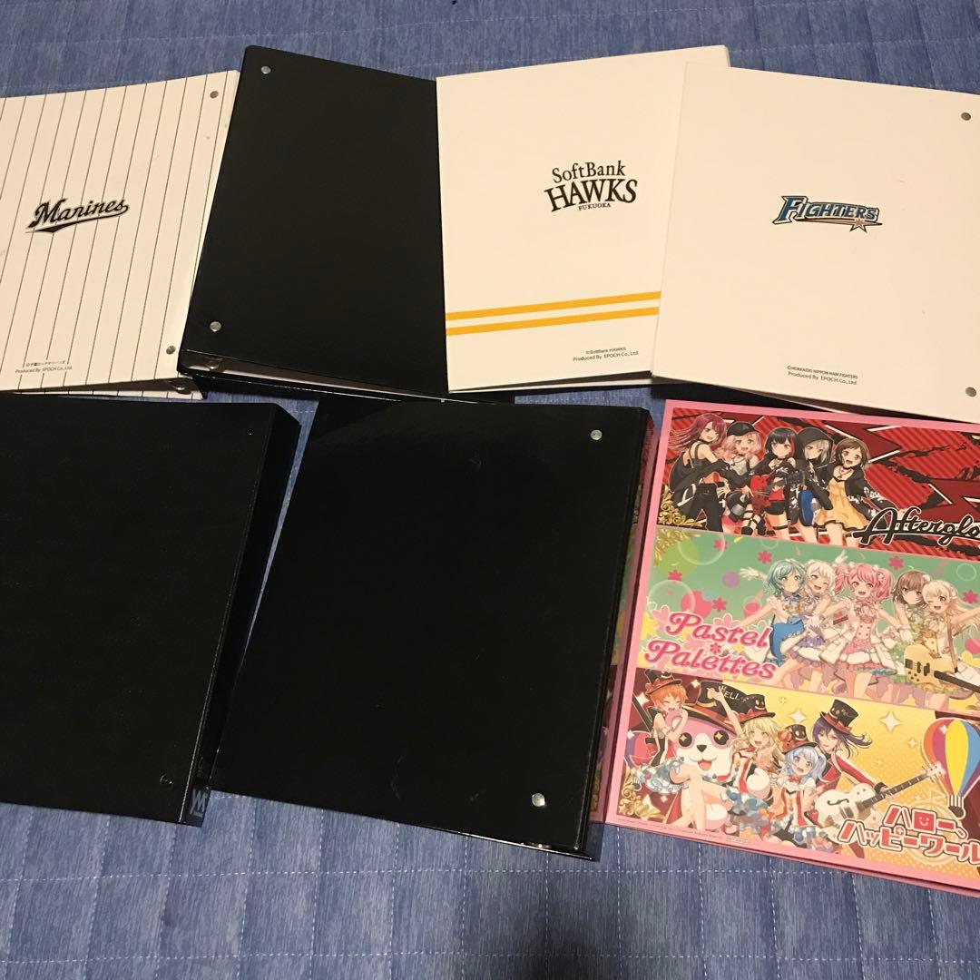 プロ野球 日本ハム ソフトバンク バンドリ 黒 トレカ カード バインダー