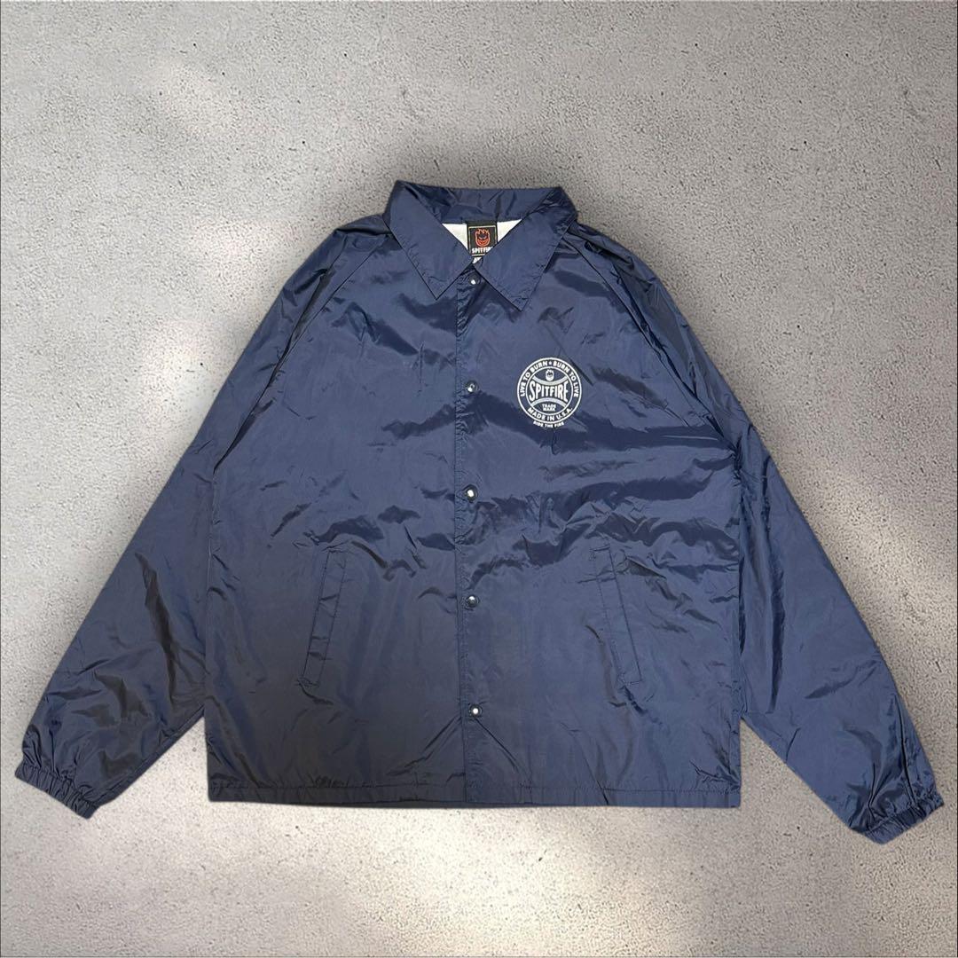 90s spitfire スピットファイヤー コーチジャケット ネイビー