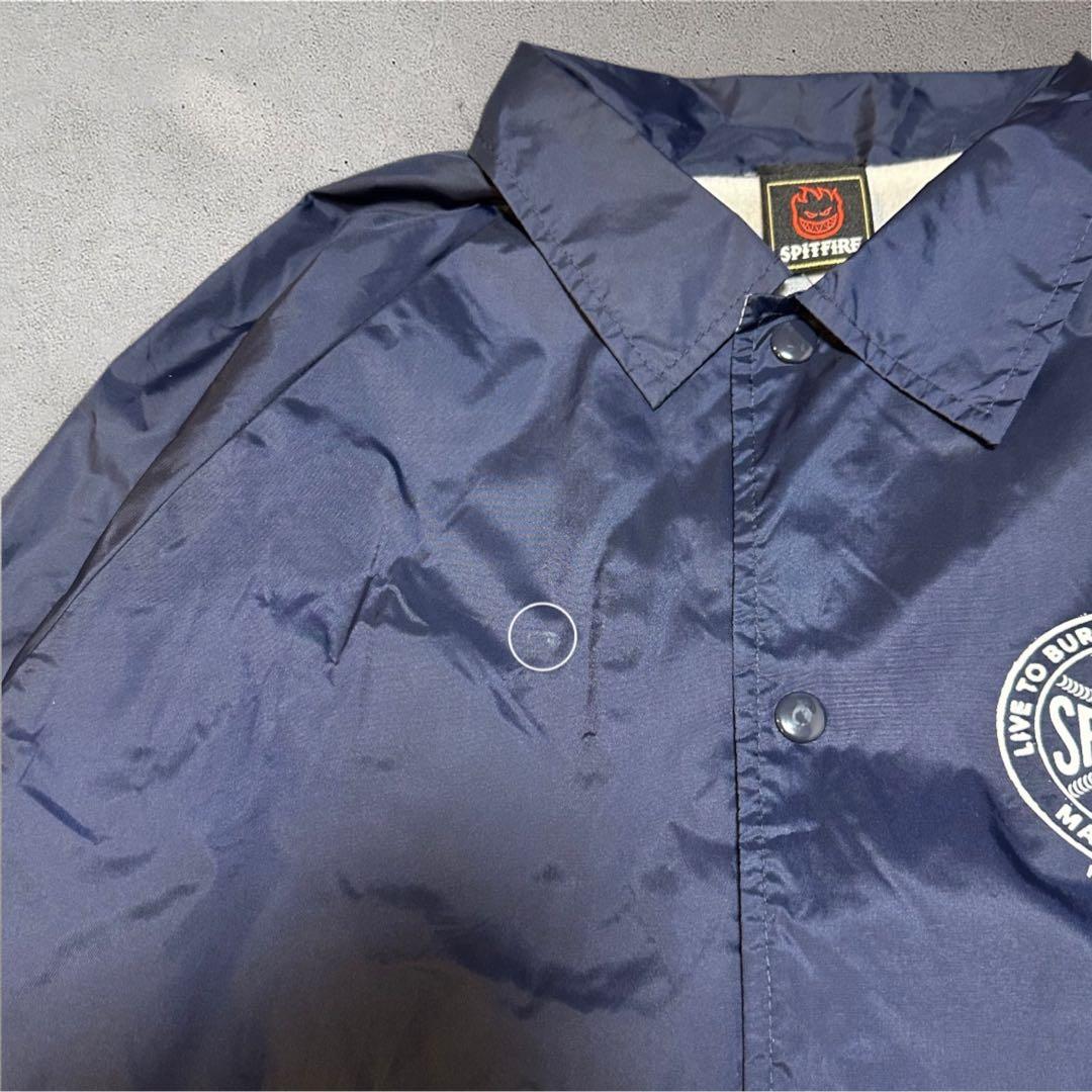 90s spitfire スピットファイヤー コーチジャケット ネイビー