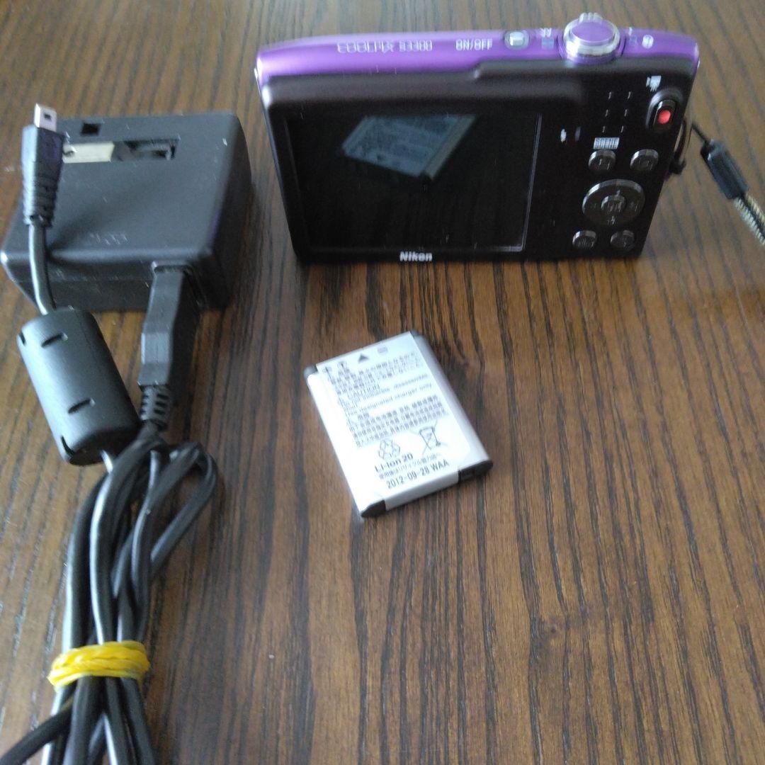 Nikon COOLPIX 紫色 デジタルカメラ　美品