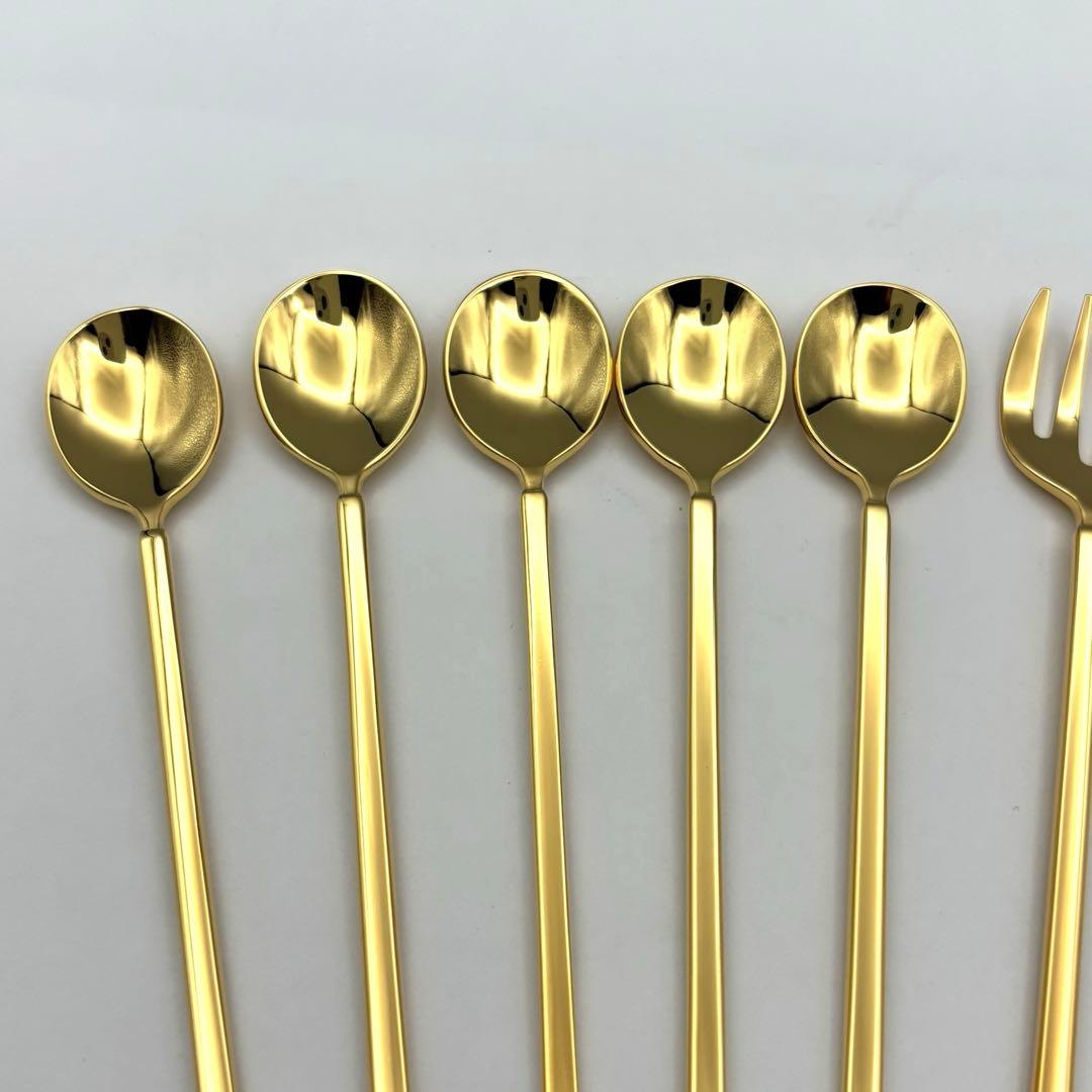 MIKIMOTO ミキモト 半貴石カトラリー スプーン フォーク 10本セット