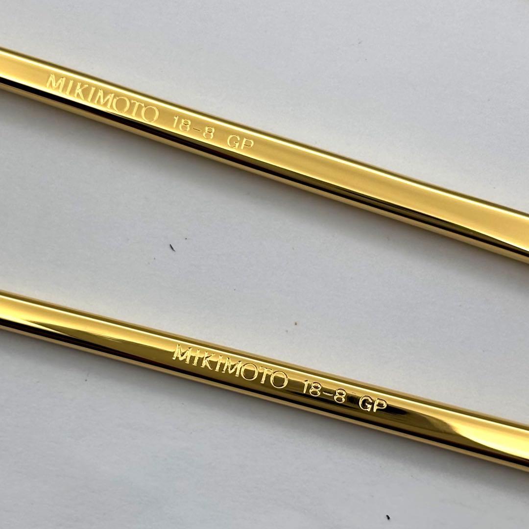 MIKIMOTO ミキモト 半貴石カトラリー スプーン フォーク 10本セット