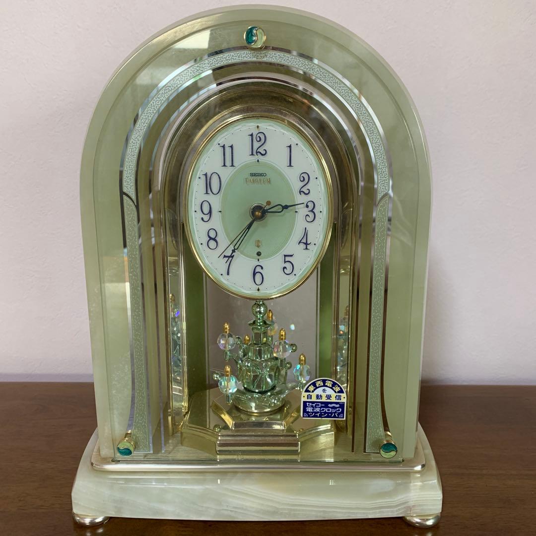 SEIKO セイコーエンブレム　電波置き時計 HW519M 動作確認済み