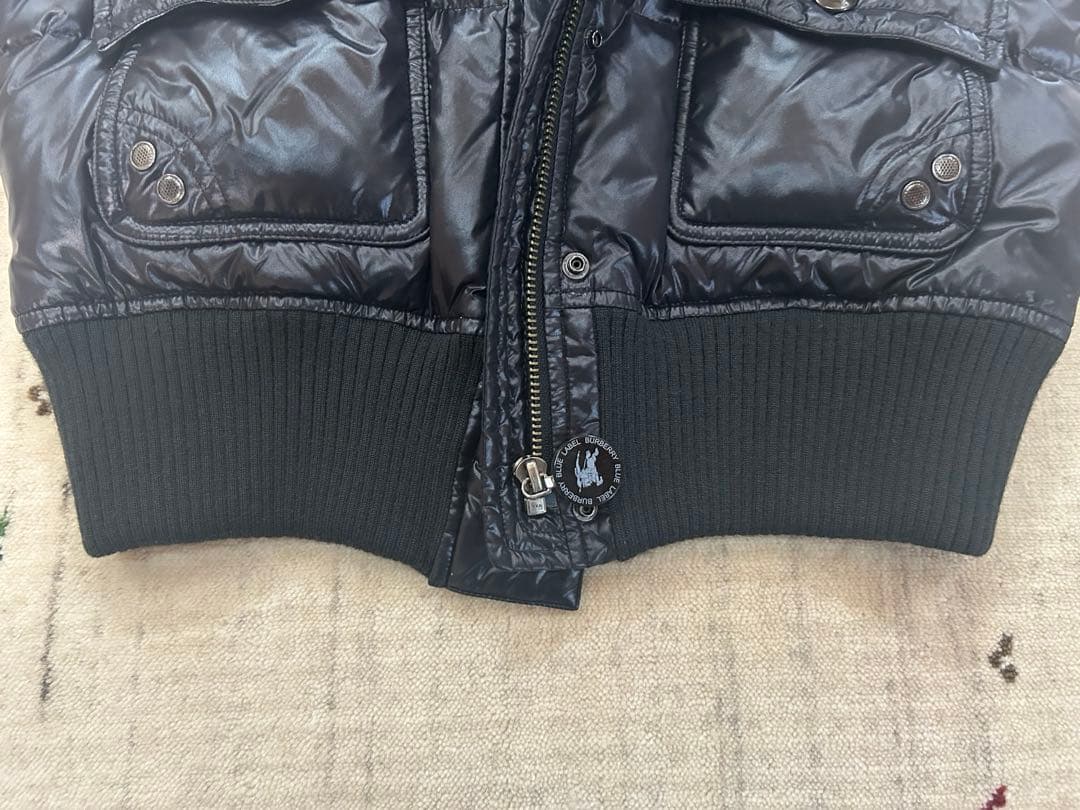 【美品】BURBERRY BLUE LABLEファー付きダウンベスト