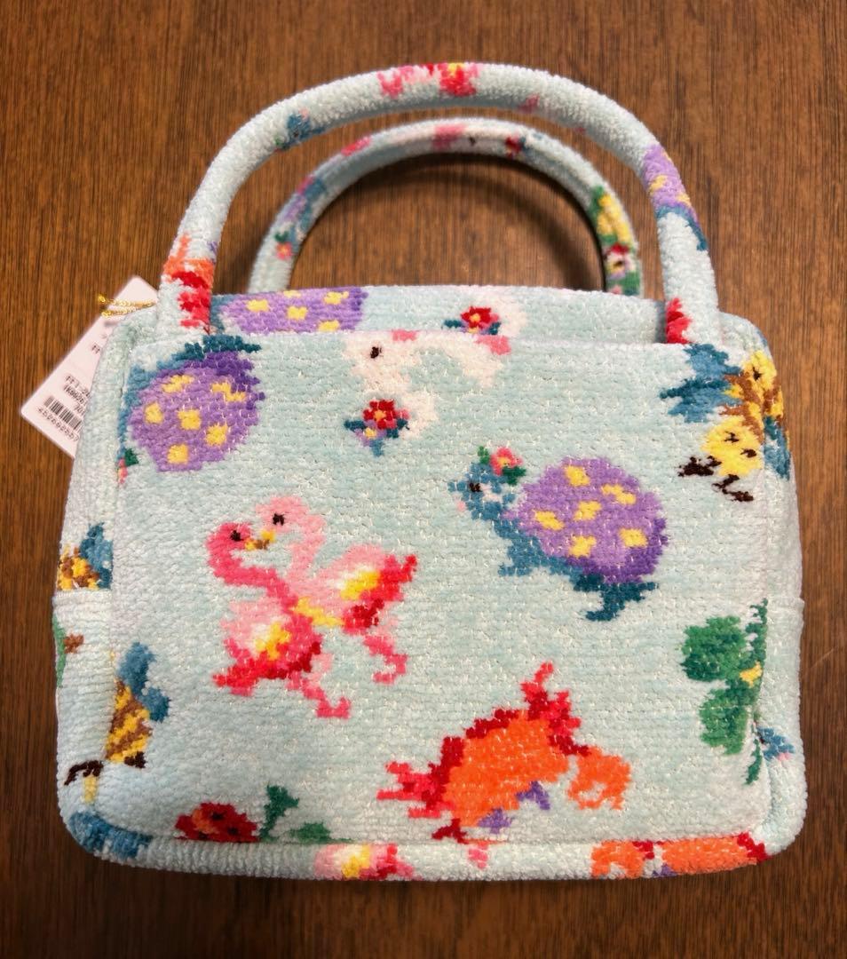 フェイラー　神崎恵さん　ミニキューブバッグ　ペールグリーン