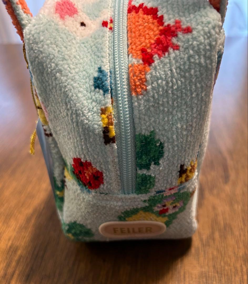 フェイラー　神崎恵さん　ミニキューブバッグ　ペールグリーン