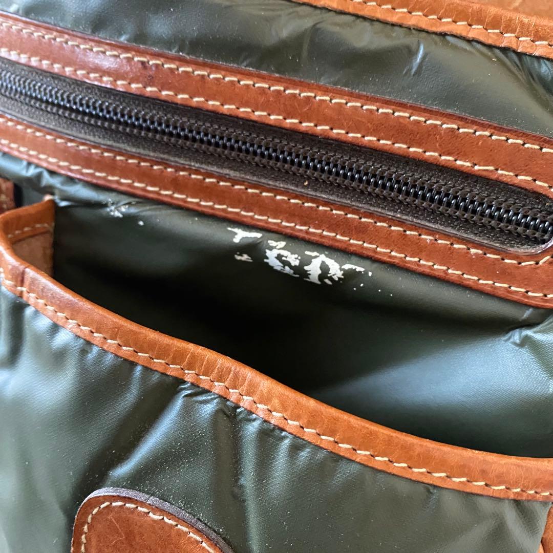 ハンティングワールド メッセンジャーバッグ バチューサー レザー ハラコ 大容量