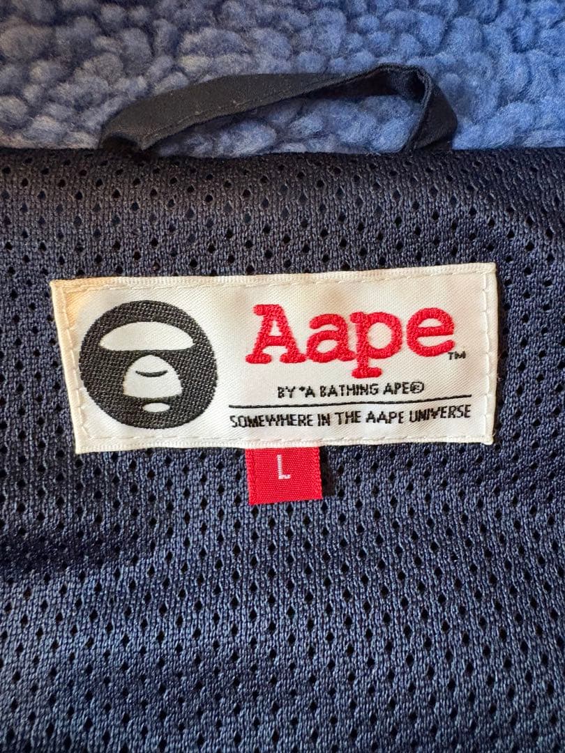 A BATHING APE フリースベスト Lサイズ