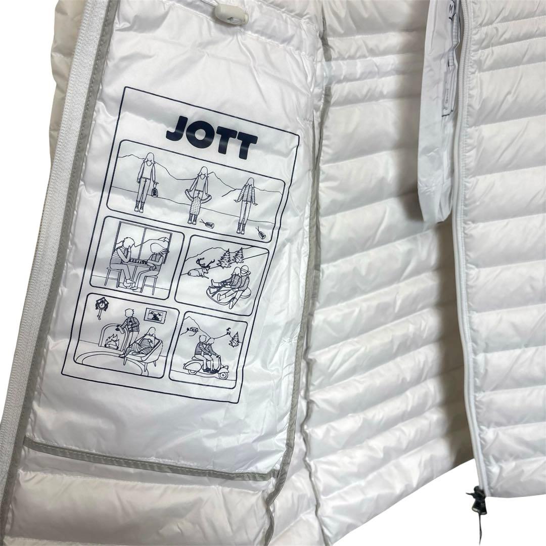 新品未使用タグ付　JOTT ジョット　ライトウエイト ダウンコート　ホワイト　M