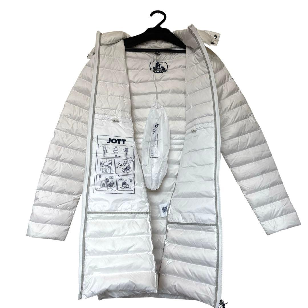 新品未使用タグ付　JOTT ジョット　ライトウエイト ダウンコート　ホワイト　M