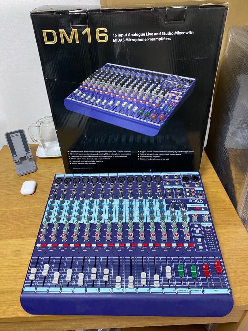 MIDAS アナログミキサー DM16 マイダス