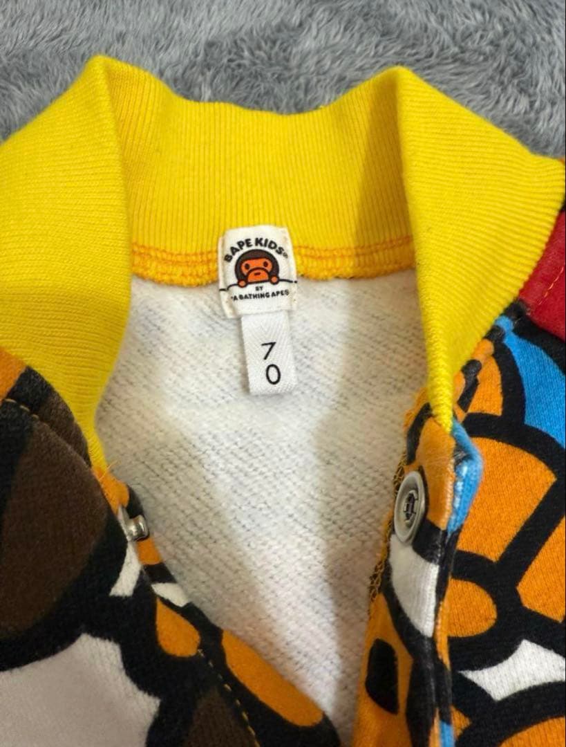 BAPE KIDSロンパース 70cmアベイシングエイプ