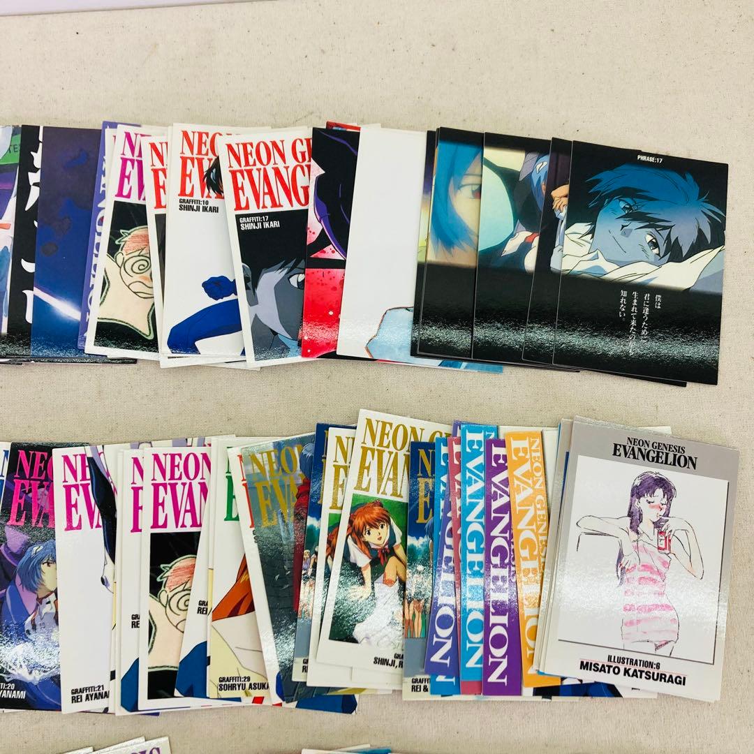 【154枚★大量まとめ】エヴァンゲリオン　トレーディングカード　箱付き　バンダイ