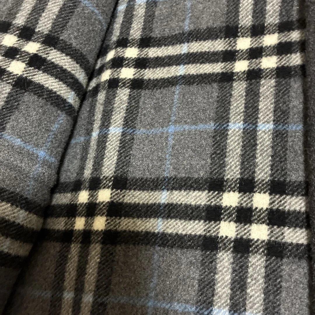 美品　バーバリー Burberrys ダッフルコート ノバチェック柄　グレー
