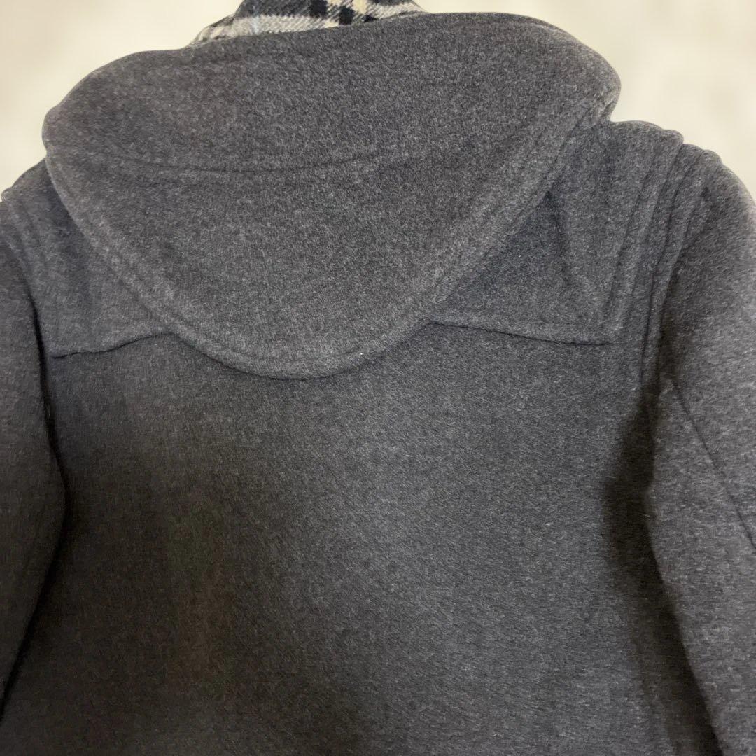 美品　バーバリー Burberrys ダッフルコート ノバチェック柄　グレー